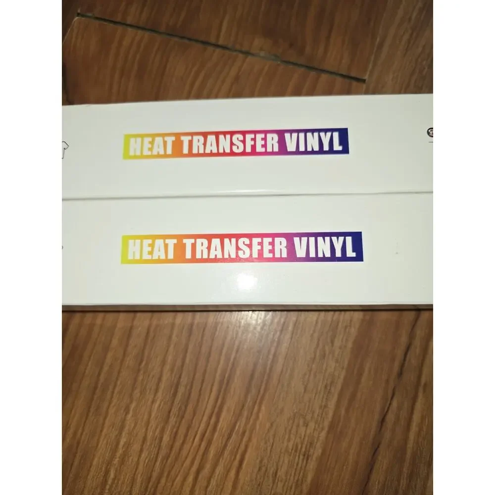 2 HTV Heat Transfer Vinyl Roll 12'' x 20' White Iron on for T-shirt S18